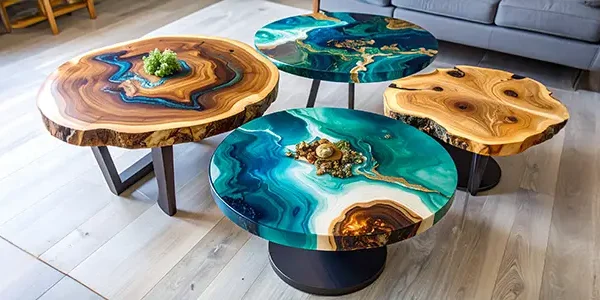 Epoxy Resin Coffee Table